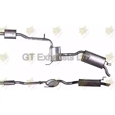 Задний глушитель GT EXHAUSTS C2K97 6 GFT515 D64LW 1271855304 изображение 0