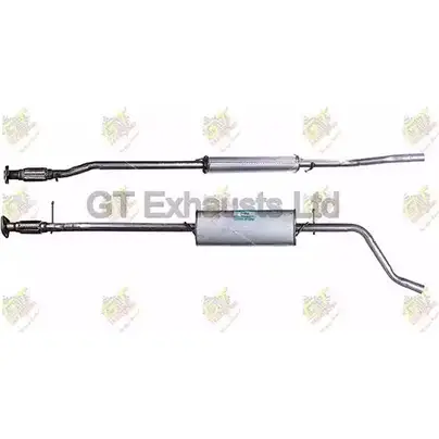 Резонатор GT EXHAUSTS 1271855604 JHEKB GFT683 5TNC L изображение 0