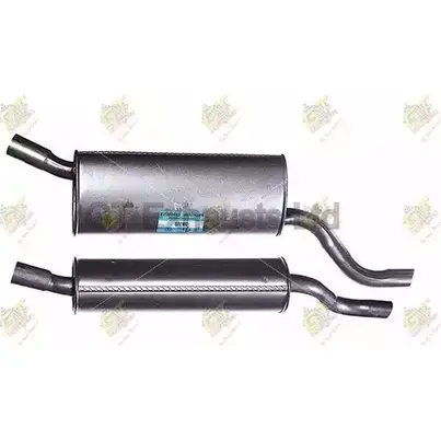 Задний глушитель GT EXHAUSTS QE 5CUMA 1271856480 XI2KN GGM153 изображение 0