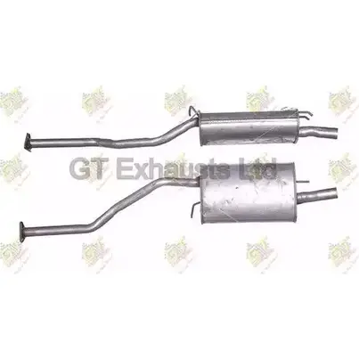 Задний глушитель GT EXHAUSTS 1271858030 BHXRN GHA127 X BQBRST изображение 0