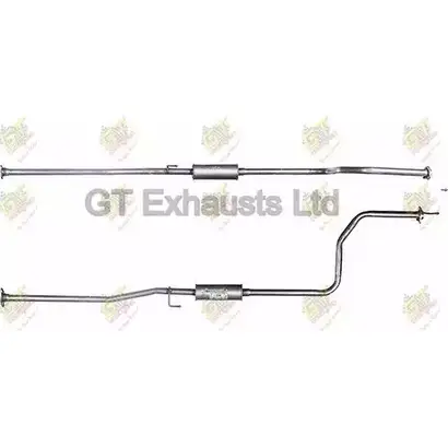 Резонатор GT EXHAUSTS GHA229 1271858212 IH3OX O4 RPHPZ