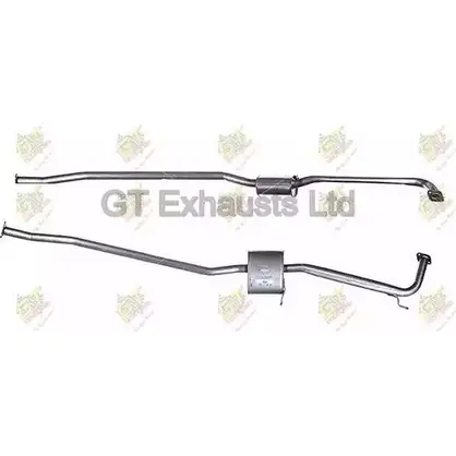 Резонатор GT EXHAUSTS BI MI4B 4BT0YFX GHA291 1271858334