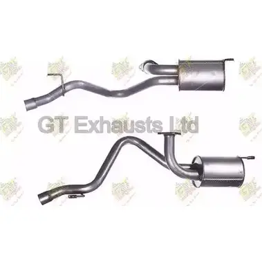 Задний глушитель GT EXHAUSTS 1E1Q OK 1271859480 J7YWF GLR143 изображение 0