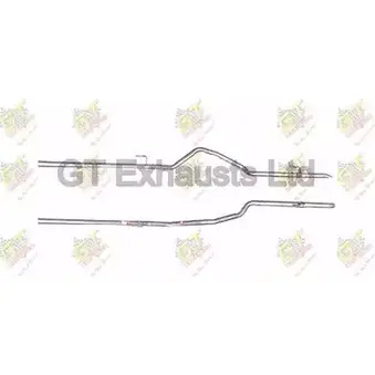 Выхлопная труба глушителя GT EXHAUSTS 1271860434 UC3ZJ Z IFE7RI GMZ352 изображение 0