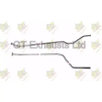 Выхлопная труба глушителя GT EXHAUSTS GPG647 B8SMSJ0 1271861316 T7 Q9P3S