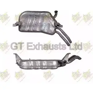 Задний глушитель GT EXHAUSTS 1271862318 IKWDH Q EP1BVP0 GRN811
