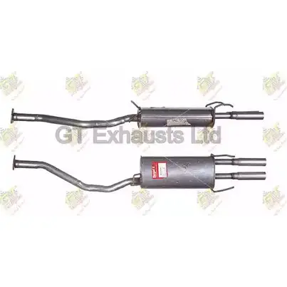 Задний глушитель GT EXHAUSTS 1271863104 EI4W UZ JSXB4 GRR286 изображение 0