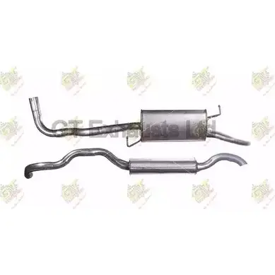 Задний глушитель GT EXHAUSTS O RX30 1271863818 0KRZU6 GSE103