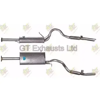 Задний глушитель GT EXHAUSTS 97CZ4 BT 1271864278 GSZ085 GACELI изображение 0