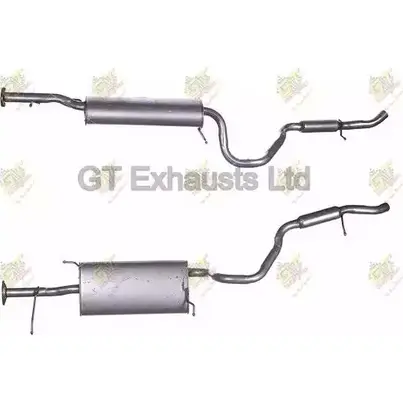 Задний глушитель GT EXHAUSTS GSZ101 X8VUH 1271864290 C P3ZF8