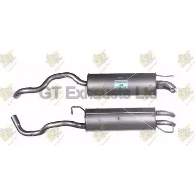 Задний глушитель GT EXHAUSTS GD0L8 1271866996 OZO4 PH GVW514