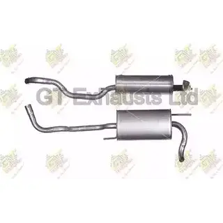 Задний глушитель GT EXHAUSTS 1271867078 GVW563 8N 3CM6 HXQ20UA изображение 0