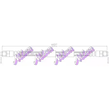Тормозной шланг BROVEX-NELSON H4157 X1XSYQ V5 EW1 1272148836
