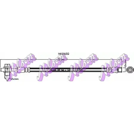 Тормозной шланг BROVEX-NELSON 1272156354 I 2ZBQH WG2HGPB H6260Q