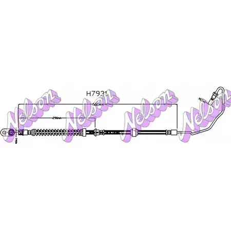 Тормозной шланг BROVEX-NELSON 1272164806 H7931 ISZ5IFF SIR F47O