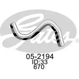 Патрубок радиатора, шланг GATES UK HDM 1272203774 8T1PXQK 05-2194