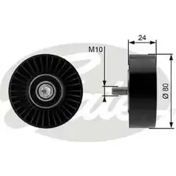 Обводной ролик приводного ремня GATES 1272207270 36364 R5O IT7C UB7ZI7Y изображение 0