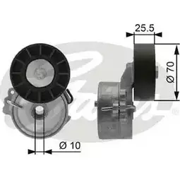 Натяжитель клинового ремня GATES 651D CHX 0V19C 38392 1272209072 изображение 0