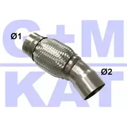 Ремонтная трубка, катализатор G+M KAT R020-0002 JHGKY XP 1272482750 4EX71 изображение 0