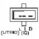 Генератор UNIPOINT f042a00072 ALT-1 211 3690571 R5NSYP7 изображение 2