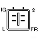Генератор UNIPOINT ALT-511 1B 59PM7SR 3690661 f042a02089 изображение 1