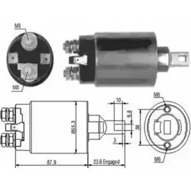 Втягивающее реле стартера WILMINK GROUP ZM891 WG1748231 1273929066 89 1 изображение 0