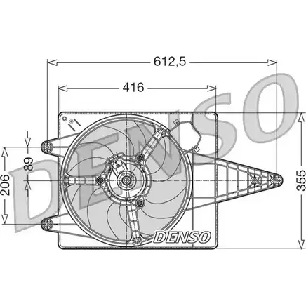 Вентилятор радиатора двигателя WILMINK GROUP 1274011397 KMO VR GS8VW WG1775563 изображение 0