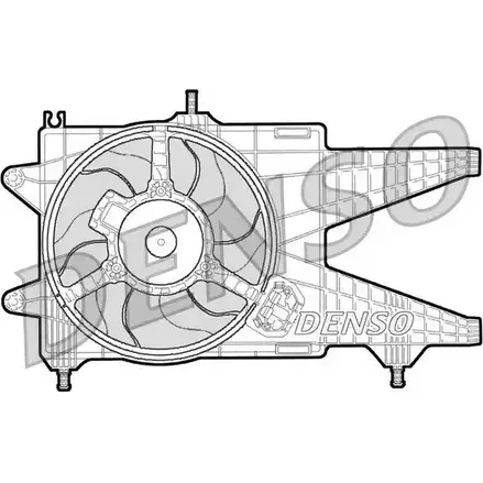 Вентилятор радиатора двигателя WILMINK GROUP 1274011751 W0JGEN WG1775613 M FG7YT изображение 0