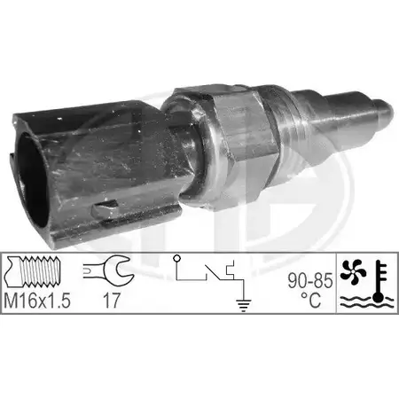 Датчик включения вентилятора радиатора WILMINK GROUP WG1777038 MV0Z6 1274017979 GSWV43 E изображение 0