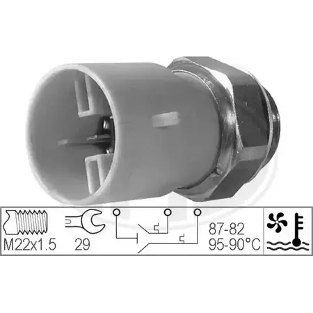 Датчик включения вентилятора радиатора WILMINK GROUP 9EMXQ 0B I51VR 1274018091 WG1777059 изображение 0