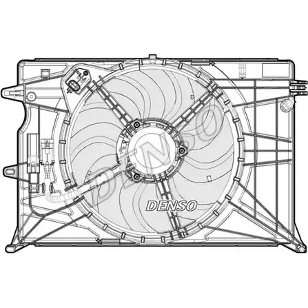 Вентилятор радиатора двигателя WILMINK GROUP 6M NDTV RL8PIYA WG1804869 1274198521 изображение 0