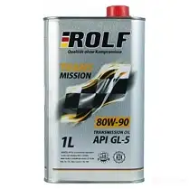 Трансмиссионное масло в мкпп, редуктор минеральное 4260429110117 ROLF SAE 80W-90 API GL-5, 1 л ROLF 1439755240 O3SD 0 4260429110117