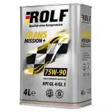 Трансмиссионное масло в мкпп, редуктор синтетическое 322283 ROLF SAE 75W-90, 4 л ROLF EQM09 7P 1439755257 322283