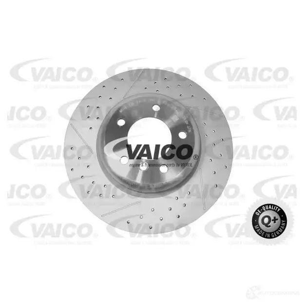 Тормозной диск VAICO TQ4K R6W 1560063 4046001633072 V20-80099 изображение 0