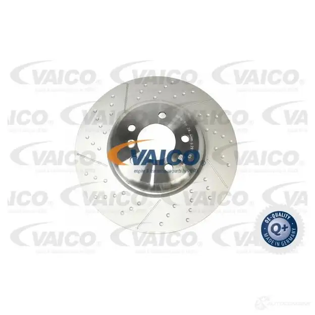 Тормозной диск VAICO 1560068 V20-80104 4046001633102 23 F1D изображение 0