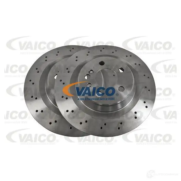 Тормозной диск VAICO ZVB WVJ 4046001550775 V30-80083 1567310 - Изображение 1