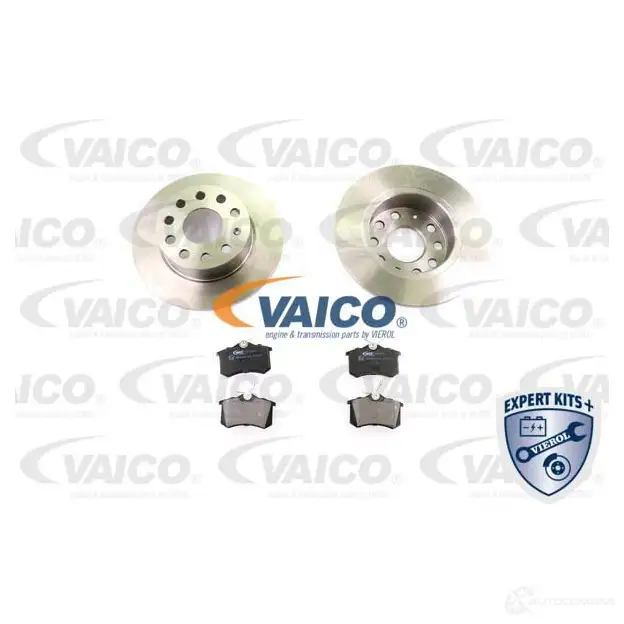Комплект тормозных колодок и дисков VAICO 1K0 615 601 AB 1K0 615 601 K V10-90004 1556630