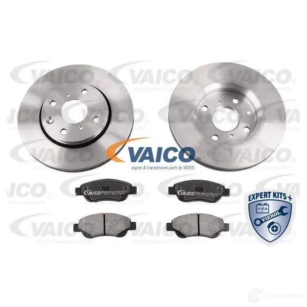 Комплект тормозных колодок и дисков VAICO V42-0872 1437894045 S3 P6K изображение 4