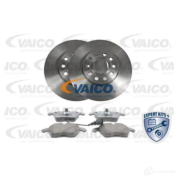 Комплект тормозных колодок и дисков VAICO V10-6622 07 5SBC 1437894416 изображение 0