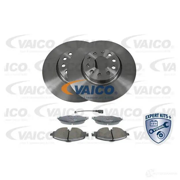 Комплект тормозных колодок и дисков VAICO 7W QOZ V10-6627 1437894446 изображение 0