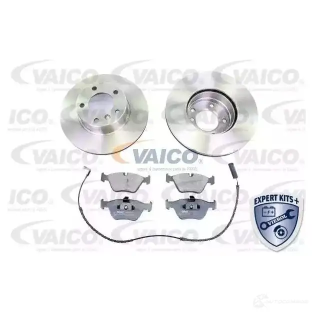 Комплект тормозных колодок и дисков VAICO 1560181 34 11 1 163 013 V20-90003 34 11 1 163 081 - Изображение 1