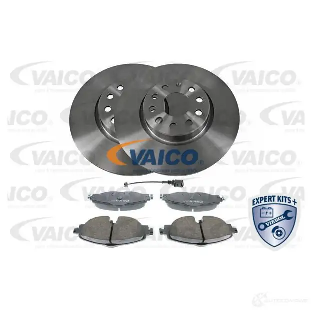 Комплект тормозных колодок и дисков VAICO V10-6743 T5A5 G 1437894389 изображение 0