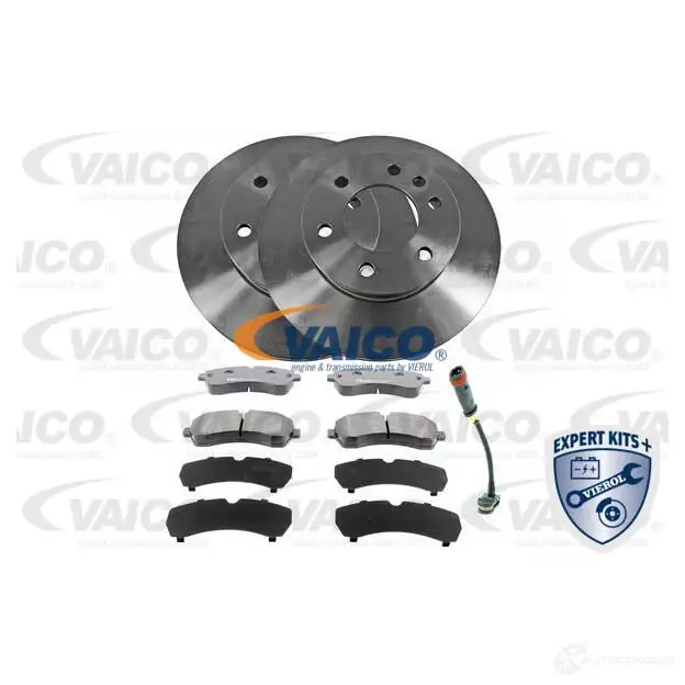 Комплект тормозных колодок и дисков VAICO 16 65L V10-6746 1437894391 изображение 0