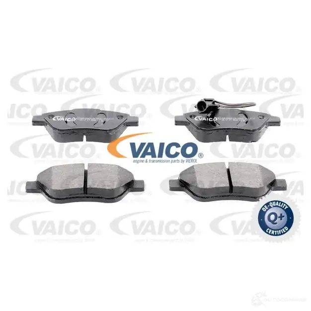 Тормозные колодки дисковые, комплект VAICO V24-0064 1561072 4046001449024 1E1Z F изображение 0