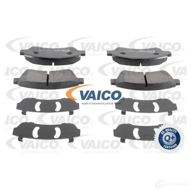 Тормозные колодки дисковые, комплект VAICO 1560383 V22-0083 WVA 23599 WVA 22954 изображение 0