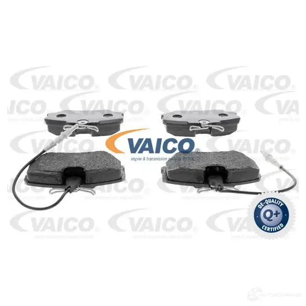 Тормозные колодки дисковые, комплект VAICO WVA 21209 V42-4105 WVA 21210 1571489 изображение 0
