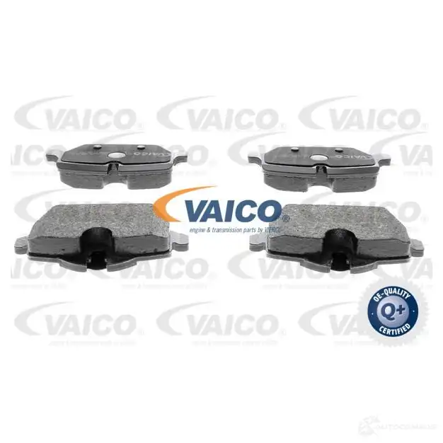 Тормозные колодки дисковые, комплект VAICO 1560099 WVA 23623 V20-8125 WVA 23624 изображение 0