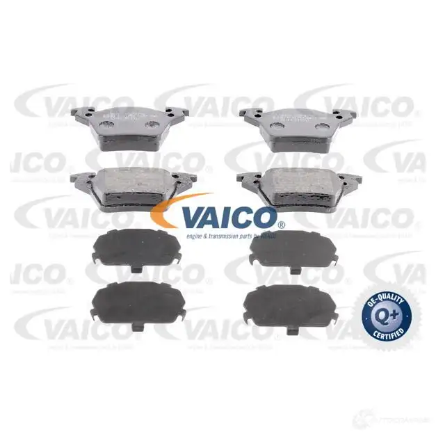 Тормозные колодки дисковые, комплект VAICO Q2W27 WVA 23020 V30-8156 1567403 изображение 0