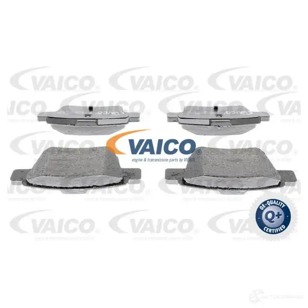 Тормозные колодки дисковые, комплект VAICO WVA 24540 V22-0100 1560400 O3L3ZL изображение 0