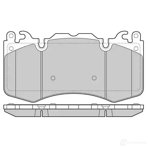 Тормозные колодки дисковые, комплект VAICO V48-0216 4046001808920 1573112 B9WK WS - Изображение 1